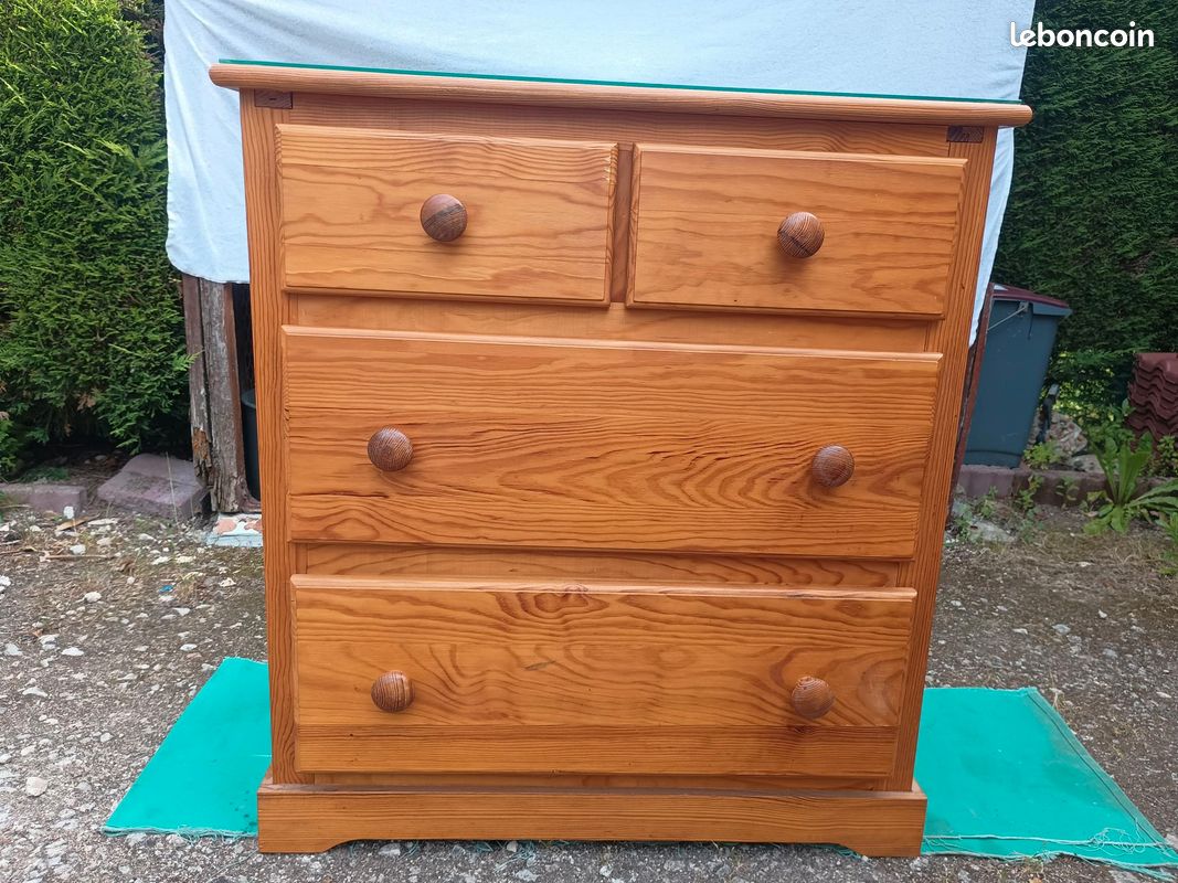 Commode pin massif (image 1)
