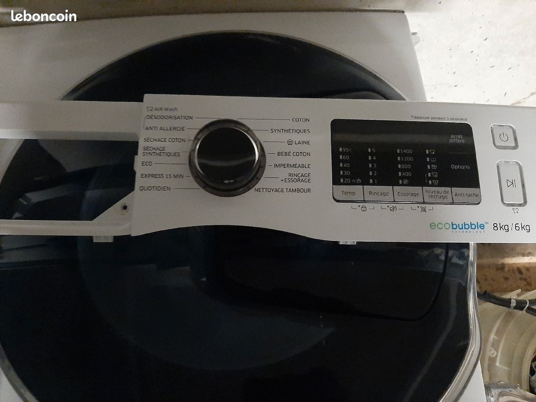 Samsung ecobubble sechante 8kg pour piece ou en lots (image 5)