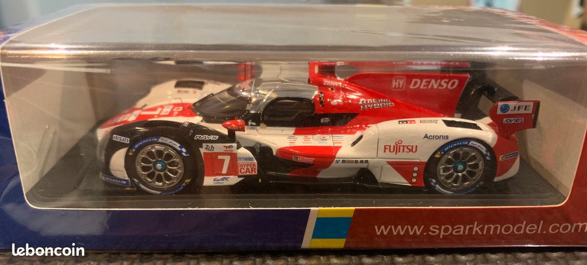 Spark 1/43 - Toyota GR010 HYBRID N°7 GAZOO Racing - 2ème 24H Le Mans 2022 (Prévente)