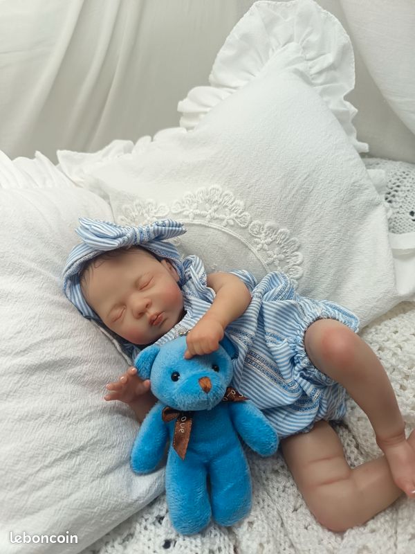 Poupée Reborn Bébé Levi - Adorable, Lestée, Faite Main - NEUF