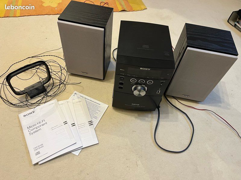 Chaine hifi Sony FM/CD/cassette/MP3 - Photo, audio & vidéo
