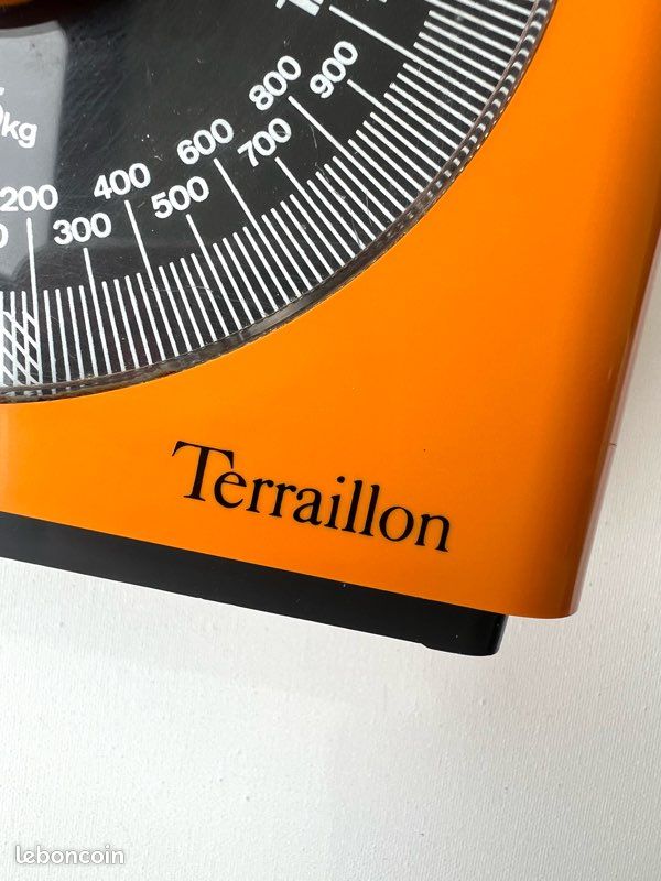 Balance Ménage Cuisine Orange TERRAILLON 3kg Vintage Années