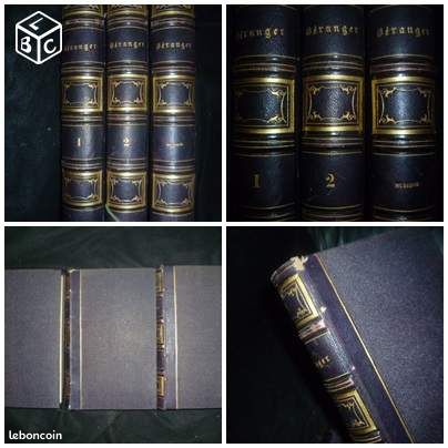 Oeuvres Béranger musique chanson Grandville XIX (image 1)