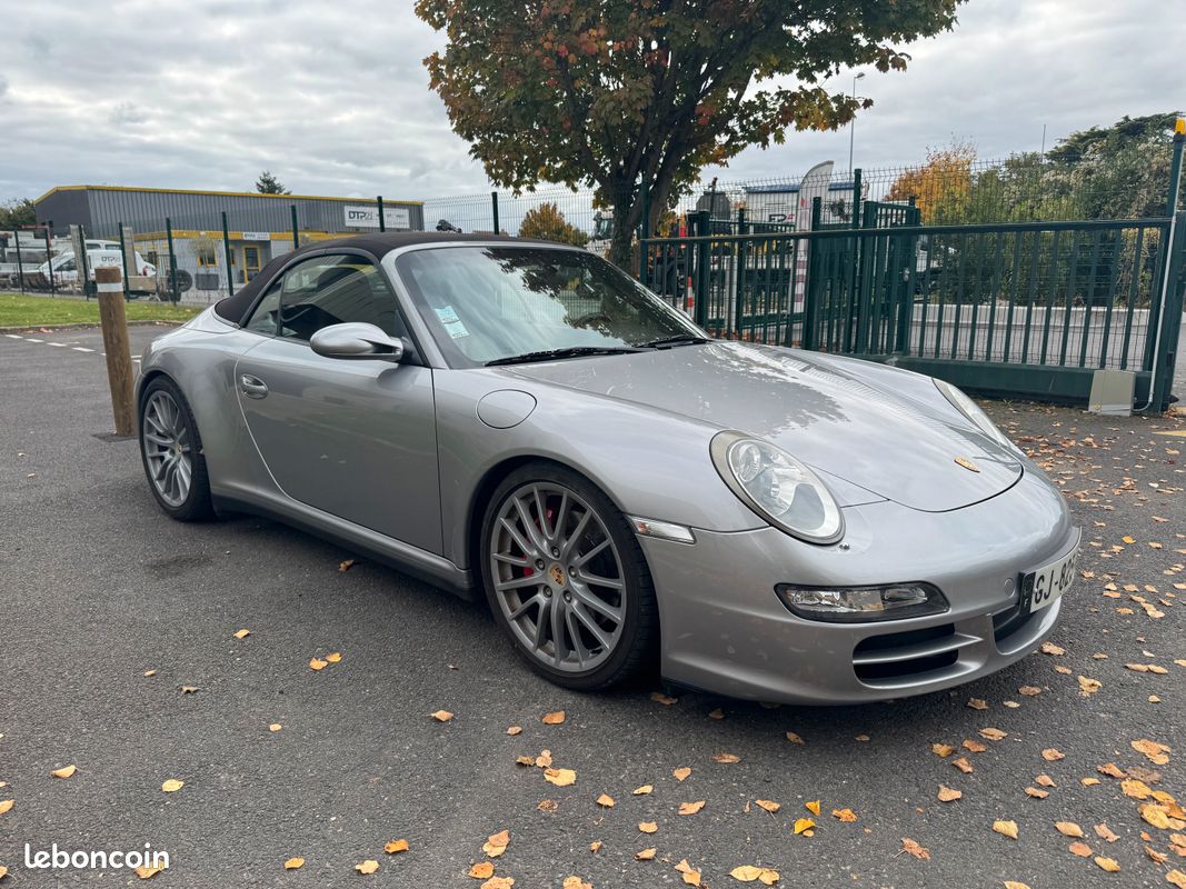 Porsche 911 (997) cabriolet 3.8 355 carrera 4s echappement sport reprise possible 990 euros/mois sans apport (image 5)