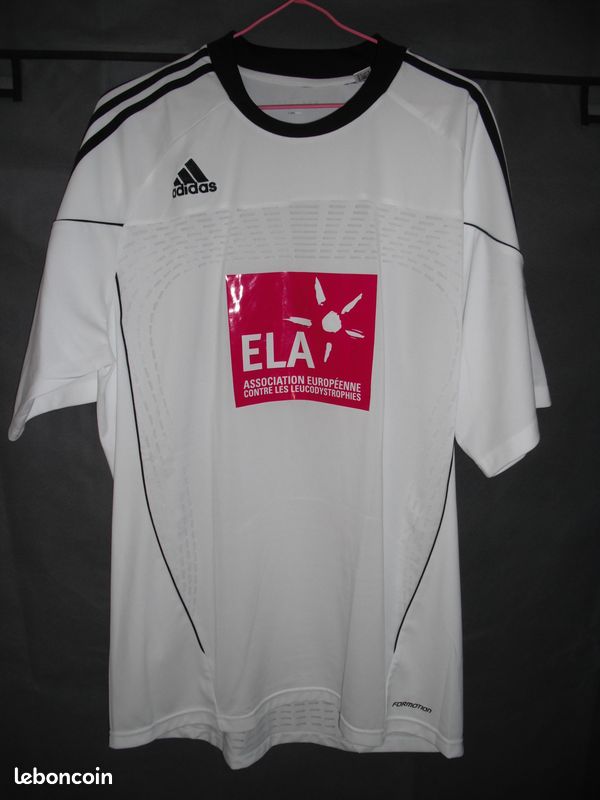 Maillot de foot + short blanc adidas (image 1)