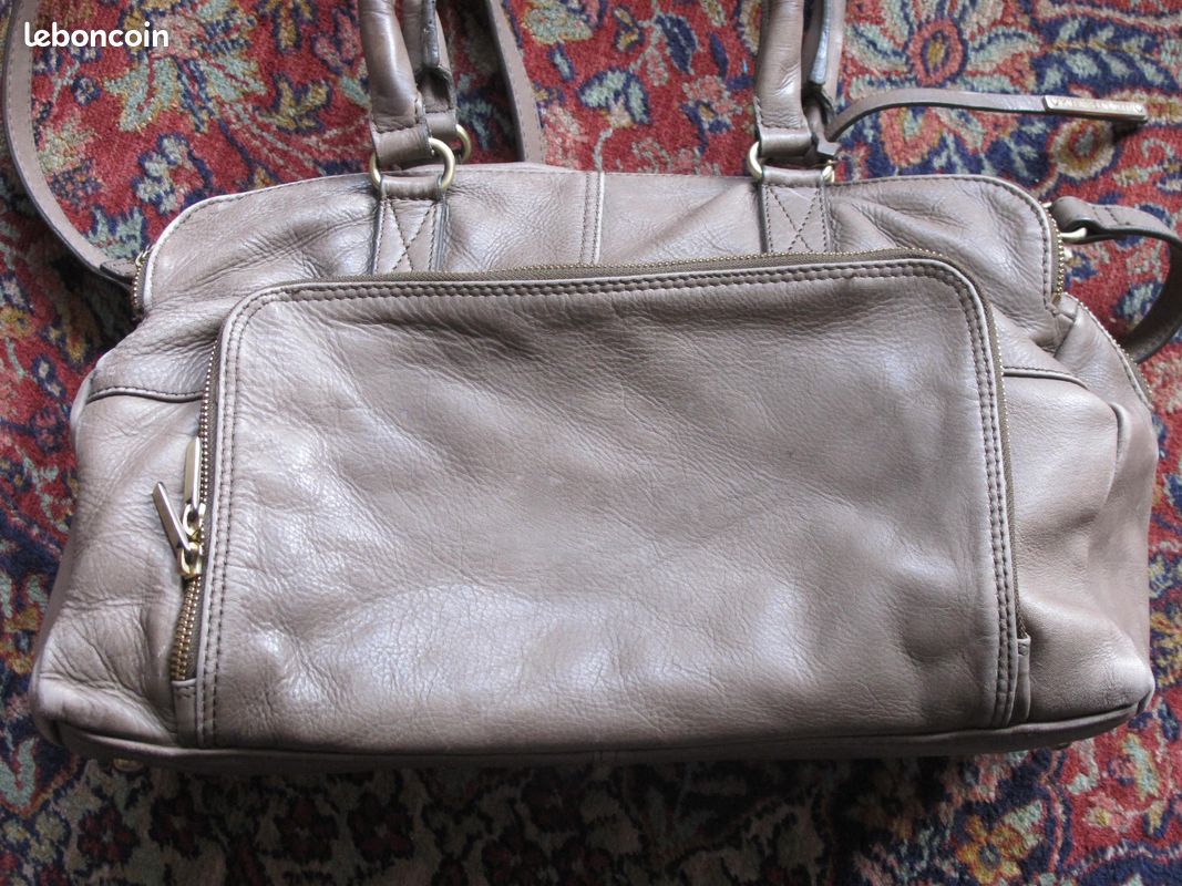 Sac besace en cuir Galeries Lafayette (image 3)