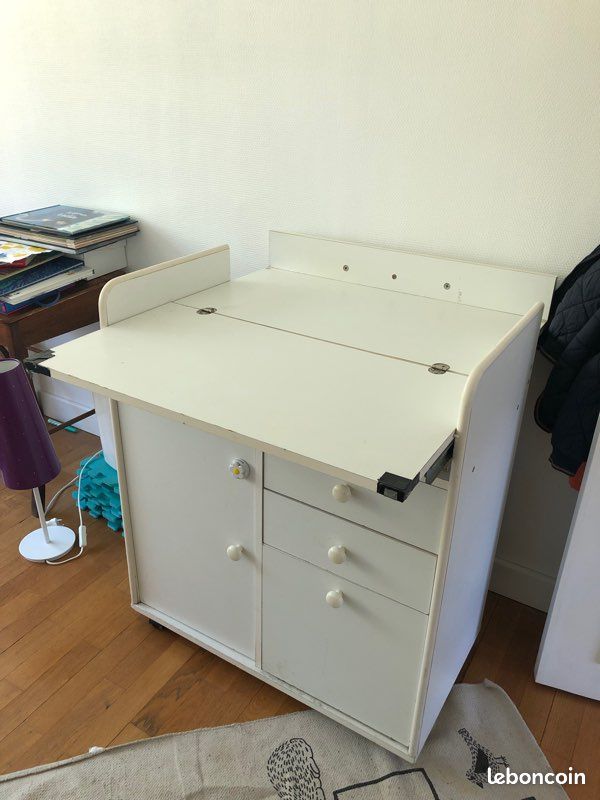 Table à langer blanche (image 2)