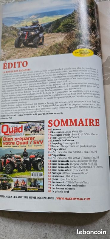 Magasine le monde du quad n 236 (image 2)