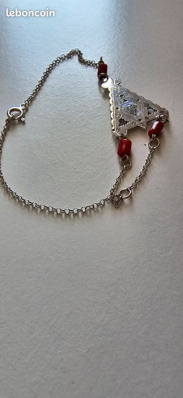 Parure Kabyle Ancestrale En Argent - Pièce Unique Authentique, Neuf Avec étiquettes