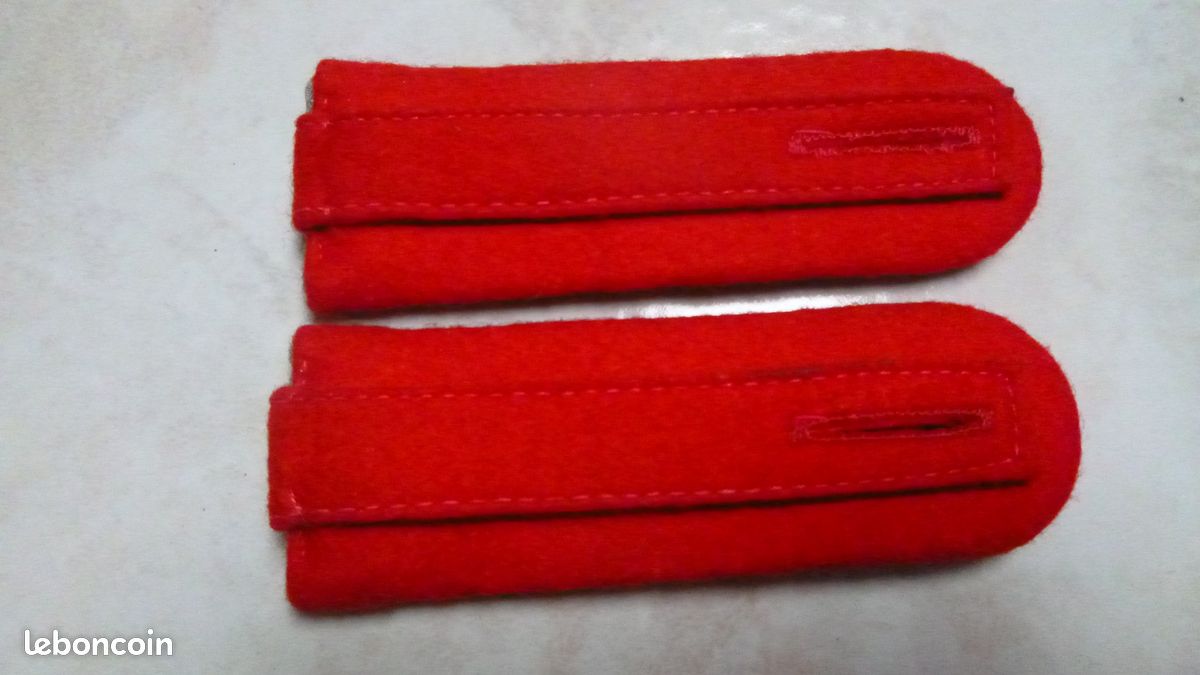 Paire de pattes d'epaules leutnant artillerie (image 5)