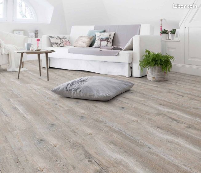 125m2 PARQUET - LAMES PVC PRO CLICK 55 - 1300x200mm -5mm- Grand Trafic (image 4)