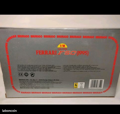 1/18 Burago Ferrari F50 Hard Top 1995 Ref.3362 - Collection