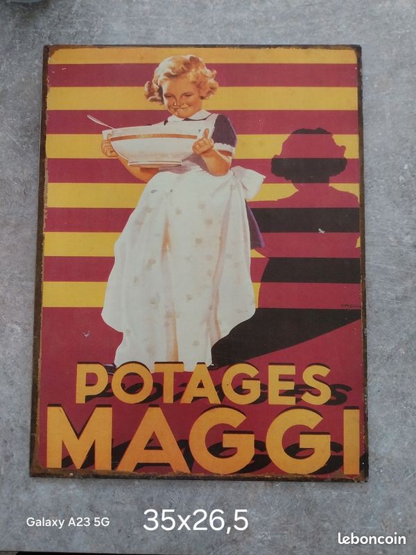 MAGGI CONSOMMé Rf293 - POSTER HQ 50x70cm d'une AFFICHE VINTAGE