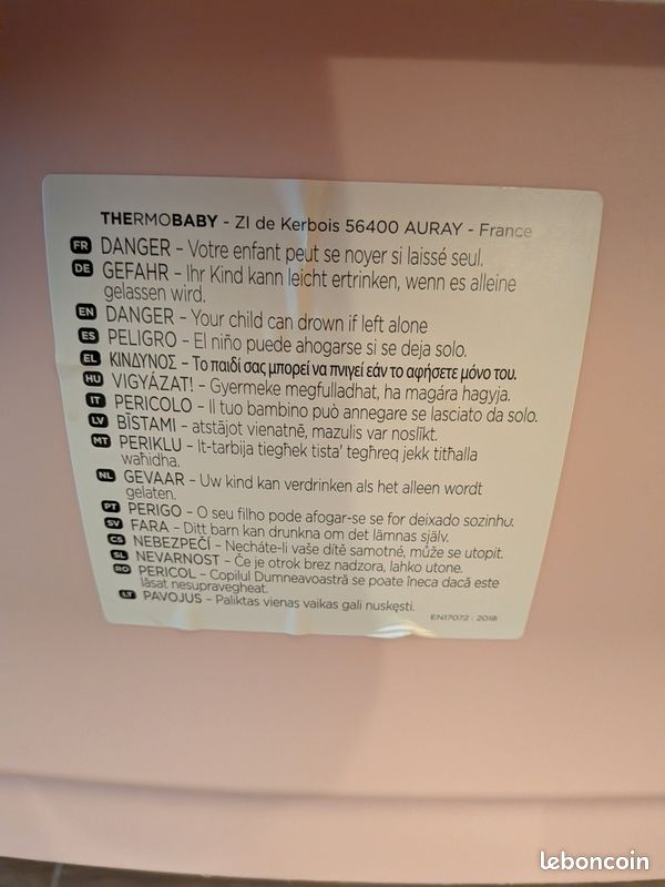 Baignoire sur pieds Bébé Thermobaby (image 5)