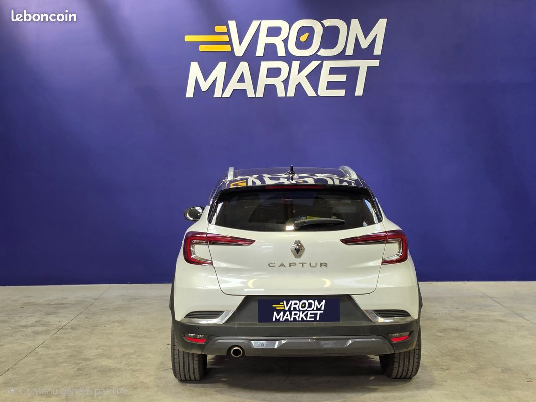 RENAULT Captur 1.5 D 116ch Initiale Paris - 2020 - CarPlay - Caméra 360 - Sièges électriques (image 4)