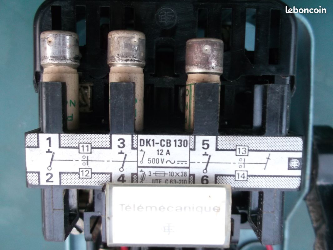 Interrupteur télémécanique sectionneur DRT IEC158-1 220 v 380 v 500 v 7.500 w parfait état (image 5)