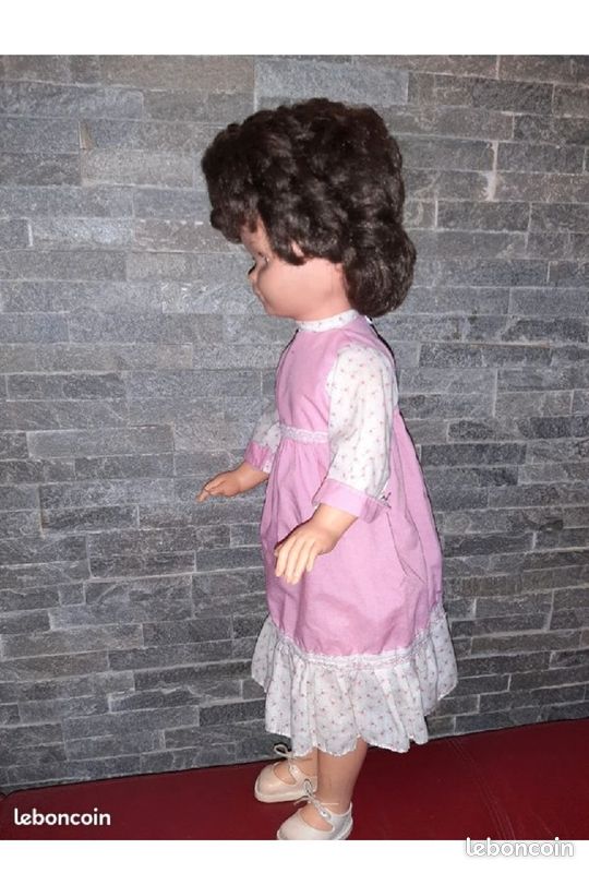 Poupée ancienne brune SNF 55CM grande taille (image 9)