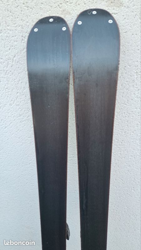 Vintage Ancien Protége Spatule Ski Pointu a adapter en alu vis coté 60 70 Fr