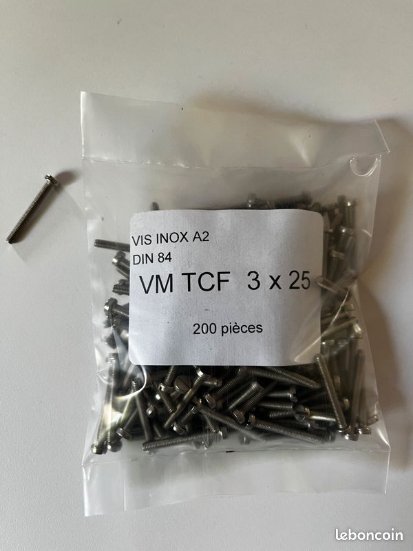VIS Inox A2 TCF M3x25 (image 1)