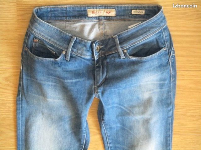 Salsa Jeans Coupe Slim Femme De Couleur Bleu 2050453-bleu00