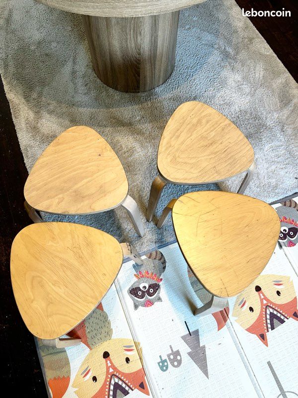 IKEA - Tabouret (2) - Frosta - Contreplaqué, bouleau - Empilable IKEA - Tabouret (2) - Frosta - Contreplaqué, bouleau - Empilable