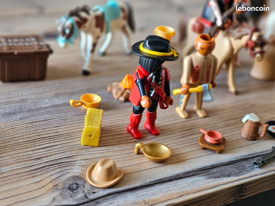 PLAYMOBIL LOT 5 Buste Personnage Figurine Femme Lady Torso Modèle Au - Foto 9