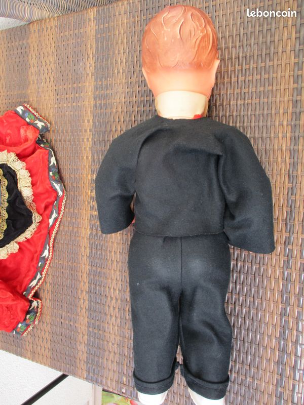 Poupée Petitcollin en celluloïd- Costume Alsacien- 1960