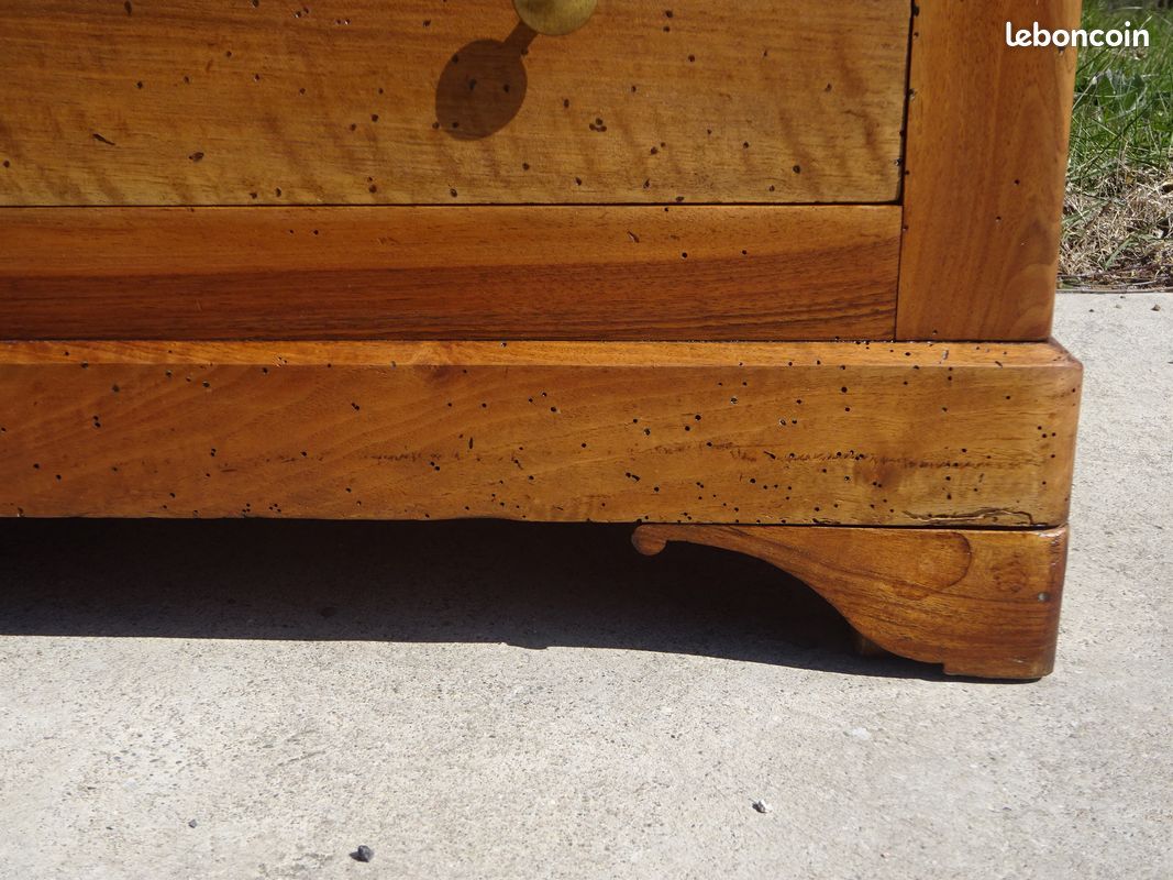 Ancienne commode Louis Philippe en noyer (image 6)