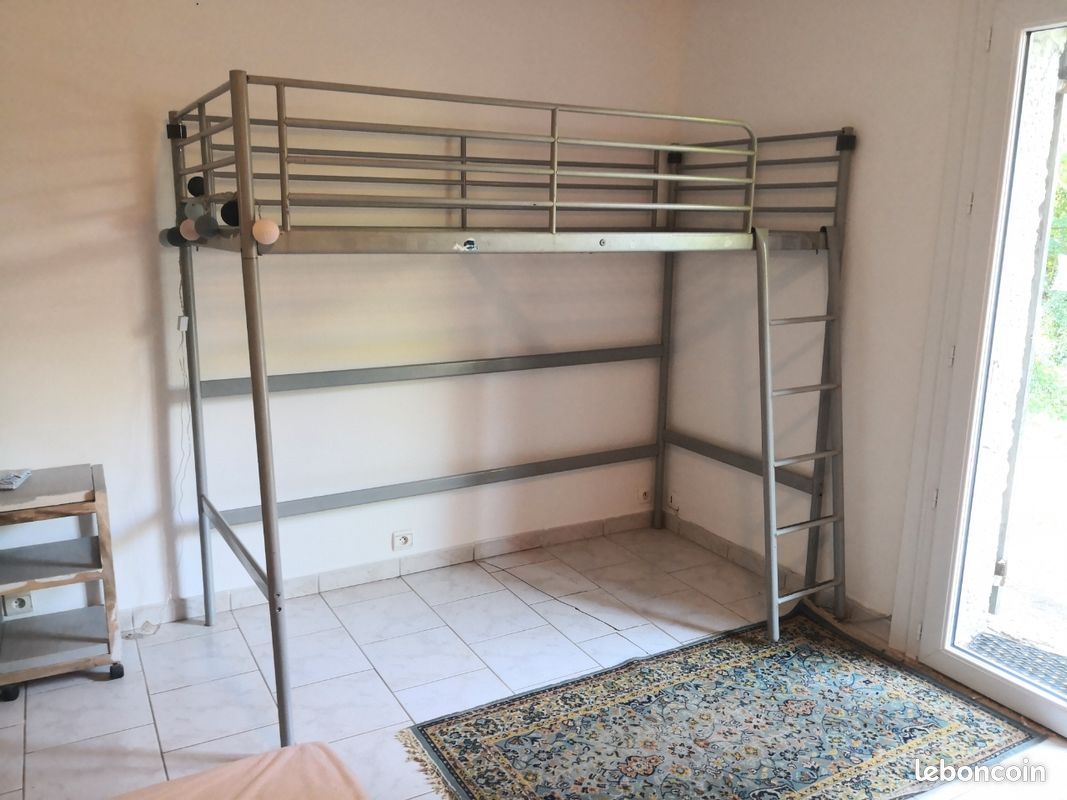 Cadre de lit mezzanine 90x200 (image 1)