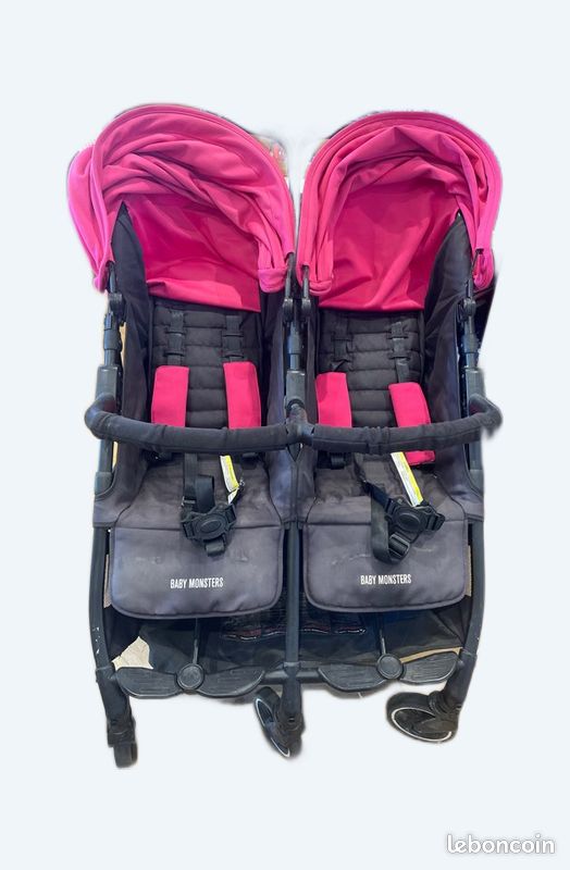 Poussette double baby monsters Équipement bébé
