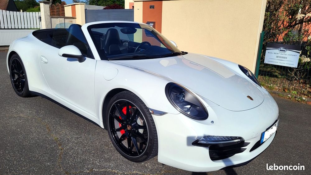 Porsche 911 Carrera Cabrio 4S (991.1) 3.8 400 PDK +PACK CHRONO+PSE+PASM+BOSE+SIEGE VENTILE/CHAUFFANT+CUIR ETENDU+SERVICE 12ANS PORSCHE 27/05/26+GAR PA 03/2027 (image 1)