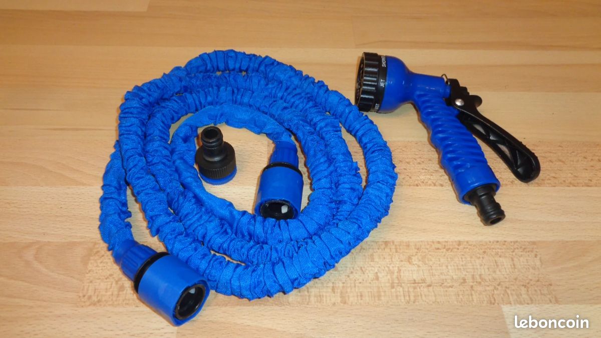 Tuyau D'arrosage Flexible Extensible 10 Fonctions - Longueur Variable, Rétractable, Garanti 6 Mois