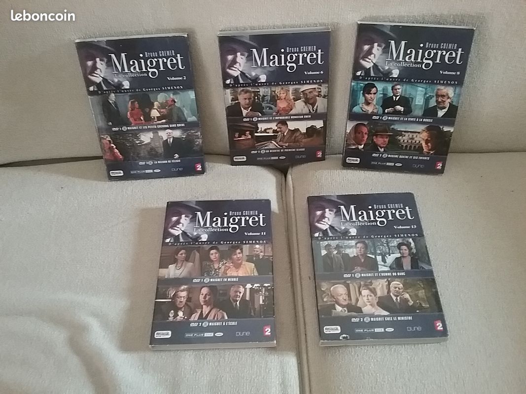 Dvd maigret / bruno cremer / georges simenon (image 1)