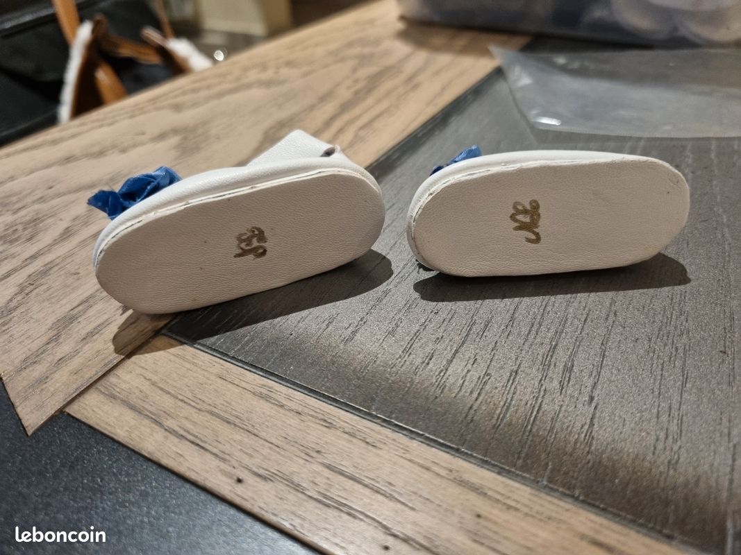 Paire De Chaussures Pour Poupées Anciennes - Jumeau, Bru, Steiner, SFBJ