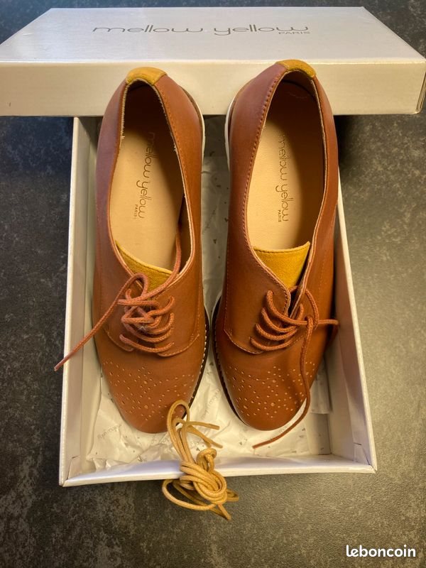 Mellow Yellow Escarpins En Cuir Femme Chaussures Femme Mellow
