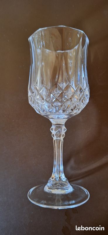 Lot de verres cristal d'arc modèle Longchamp + Seau à glaçons (image 3)