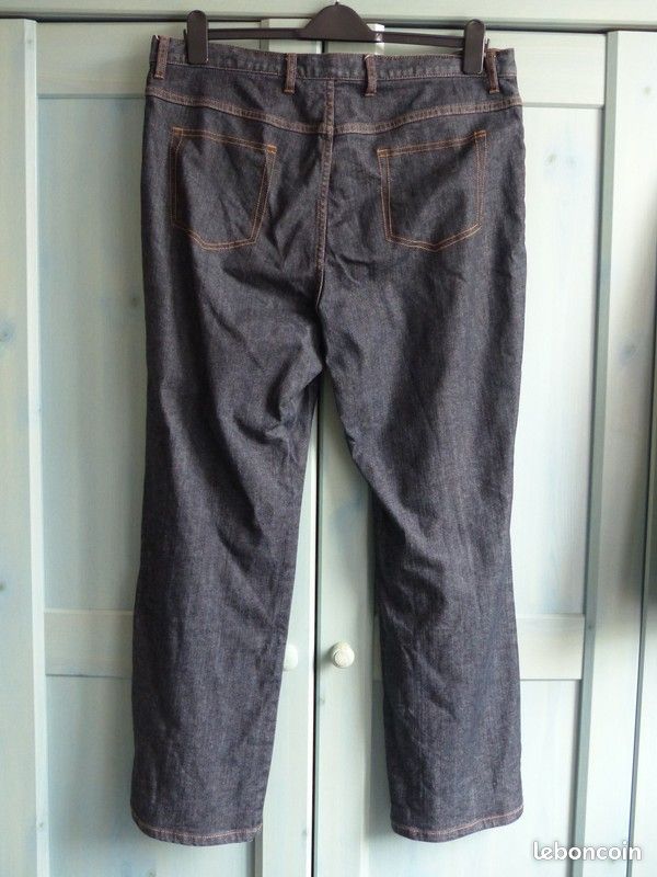 Jean bleu foncé - gris \ Taillissime \ taille 50 (image 2)