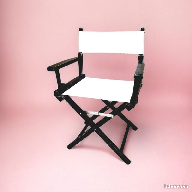 Fauteuil de metteur en scène, créé tout se suite une ambiance ciné dans le cadre d’une décoration atypique dans votre salon produit en bon état (image 2)