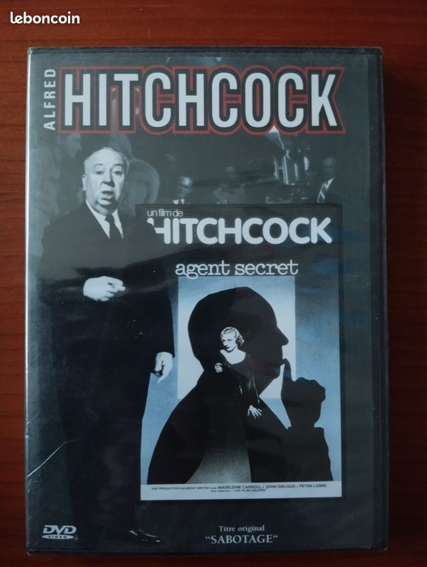 Agent secret - alfred hitchcock - dvd neuf sous blister d'origine - DVD ...