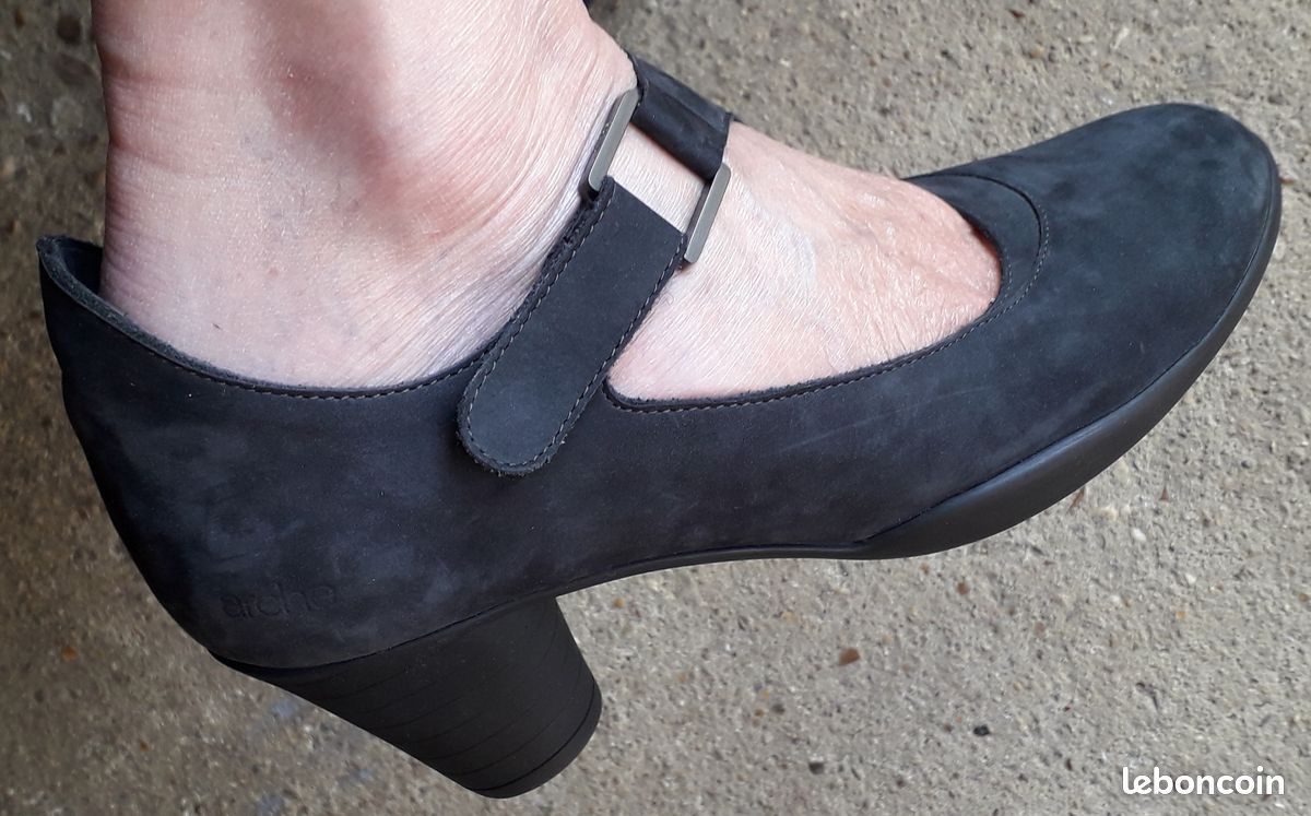 Chaussure Cuir Sandales Arche Femme Sandales Arche Satia Noir