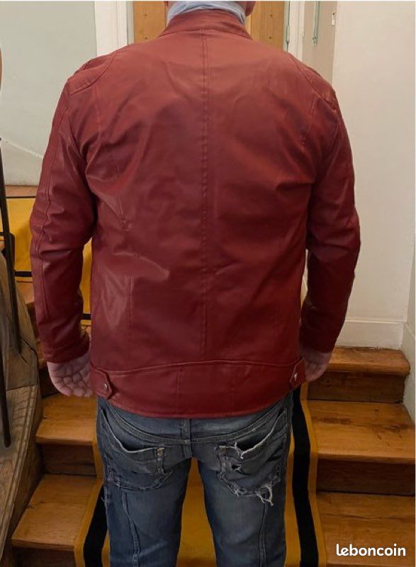 Veste bordeaux David Casual (image 3)