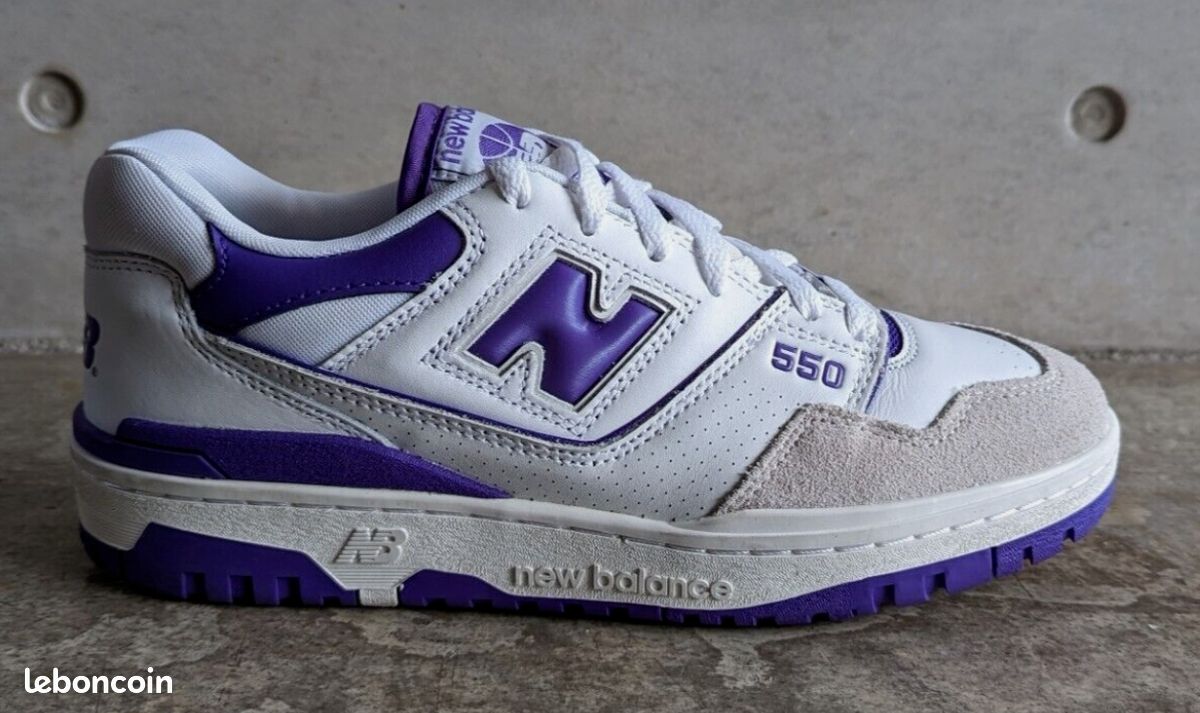 New Balance 550 Blanc Violet40 (image 2)