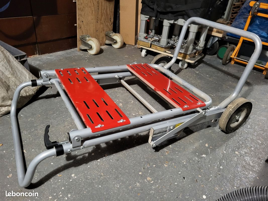 Table universelle, Chariot métal REDSTONE UMB 50 pour scie circulaire ou autre matériel professionnel (image 2)