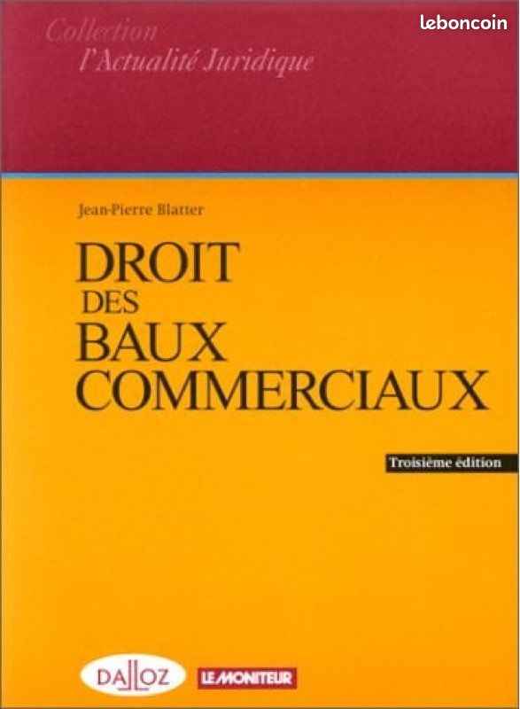 Droit des baux commerciaux Blatter (image 1)