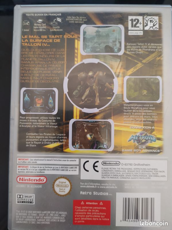 Metroid Prime Nintendo GameCube (image 2)