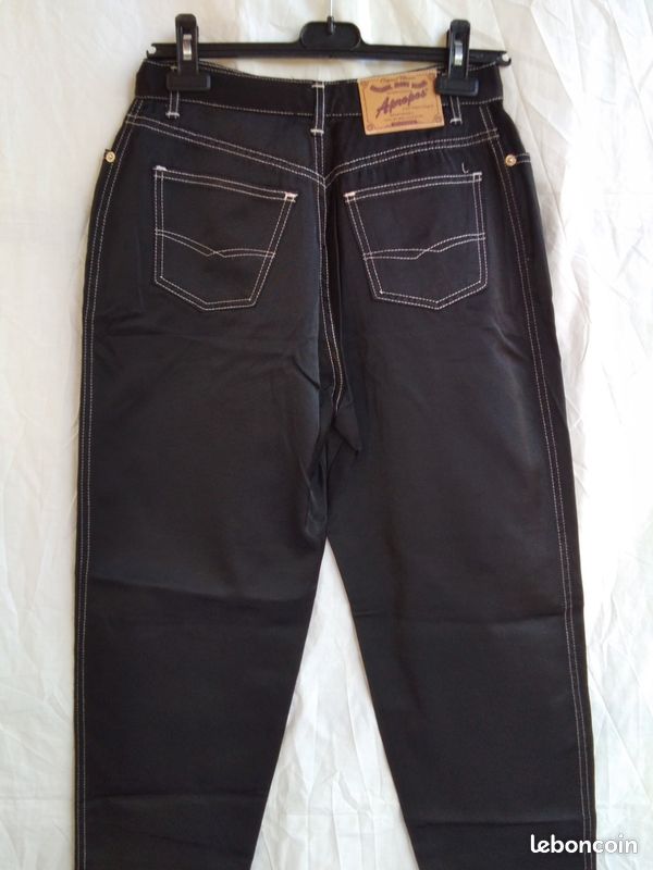 Pantalon jean noir 36 /A propos /NEUF (image 5)
