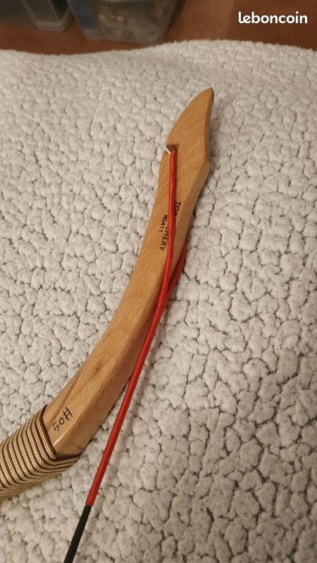 Arc Mongol Traditionnel XIIIe Siècle – 52″ 60lbs – Bouleau – Fait Main