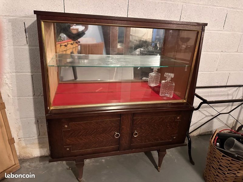 Meuble bar en bois (image 1)
