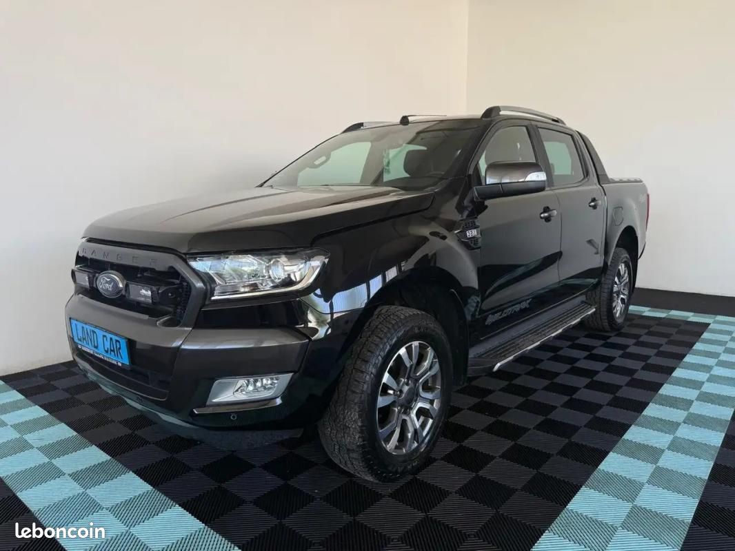 Ford Ranger 3.2 TDCI 200CV AUT. DC WILDTRAK 200 CH 4X4 BVA - CAMÉRA D'AIDE AU STATIONNEMENT VOLAN... (image 1)