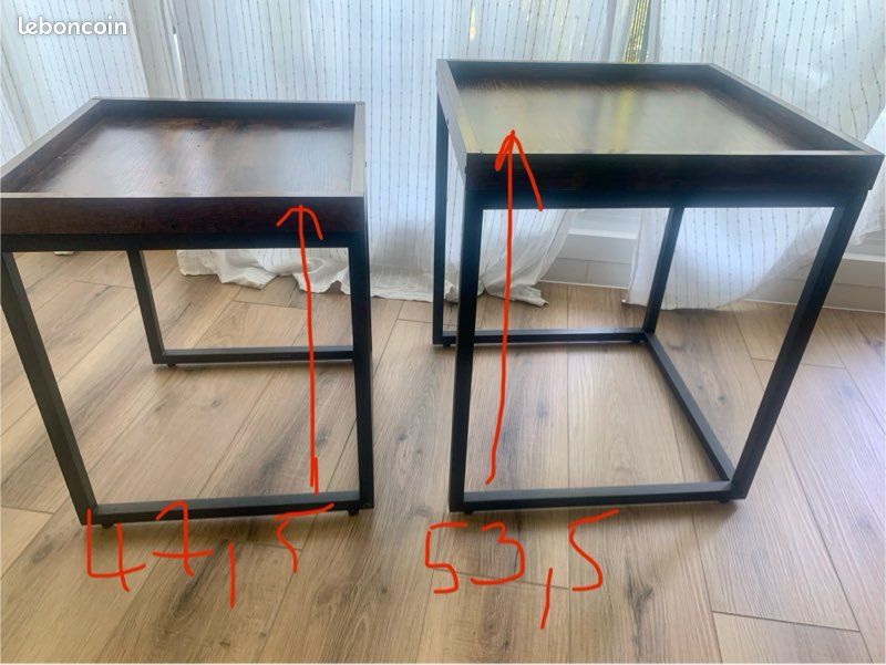 Tables style industriel (gigogne) (image 6)
